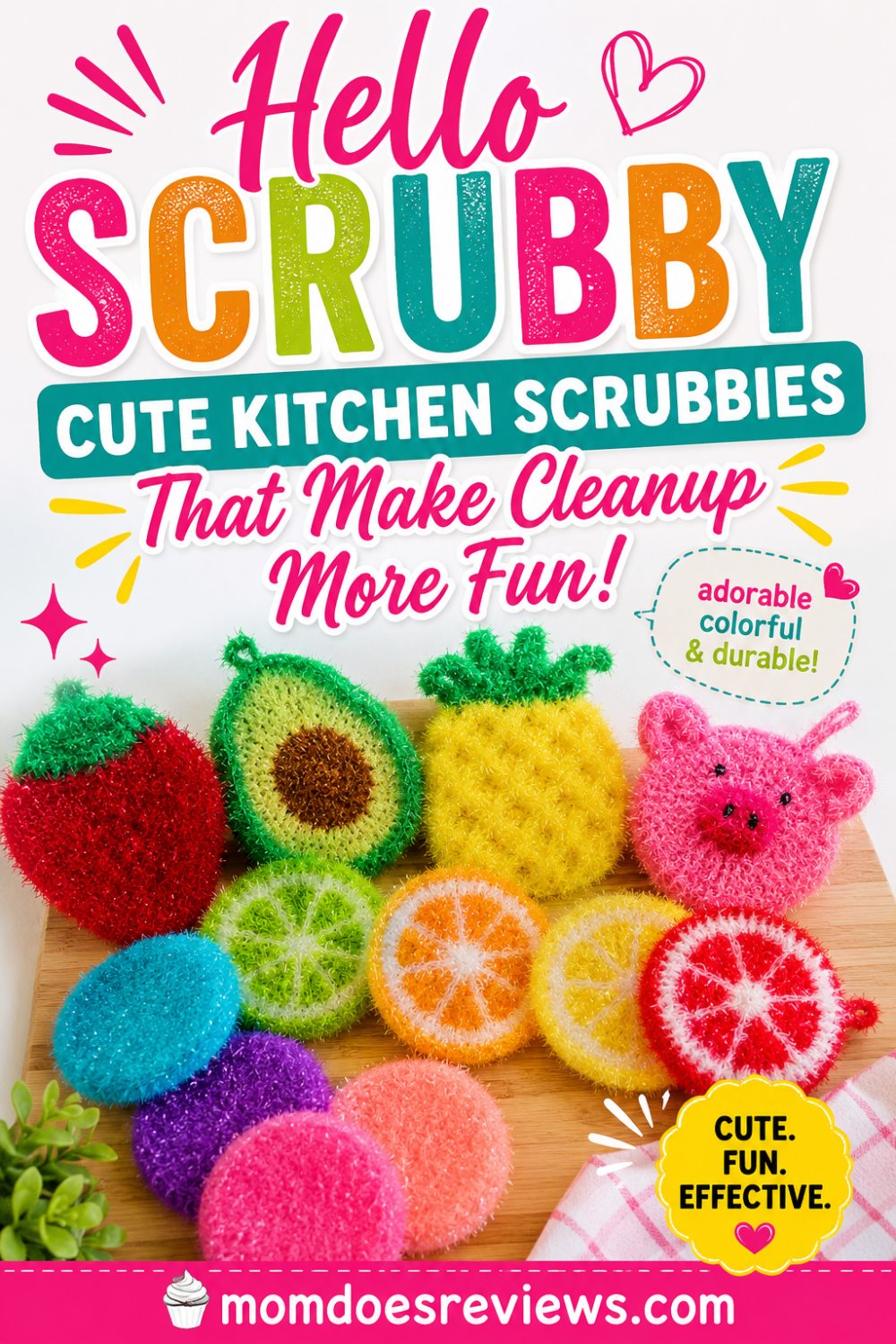 Cute Kitchen Scrubbies