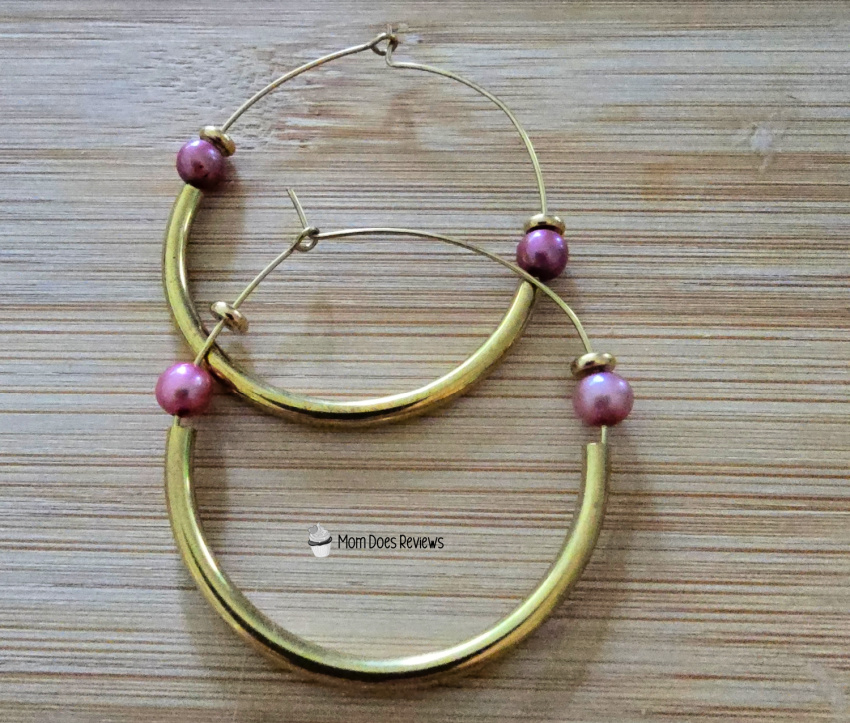 Pearl Brass Earrings