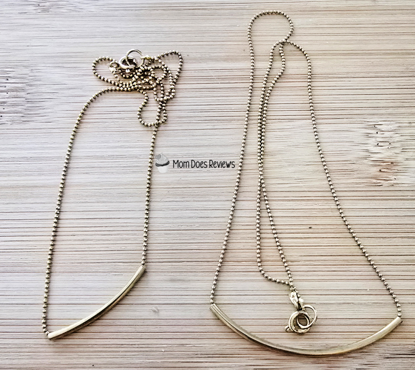 Threaded Brass Necklace