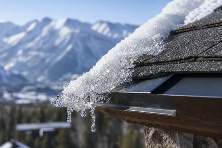 icy roof