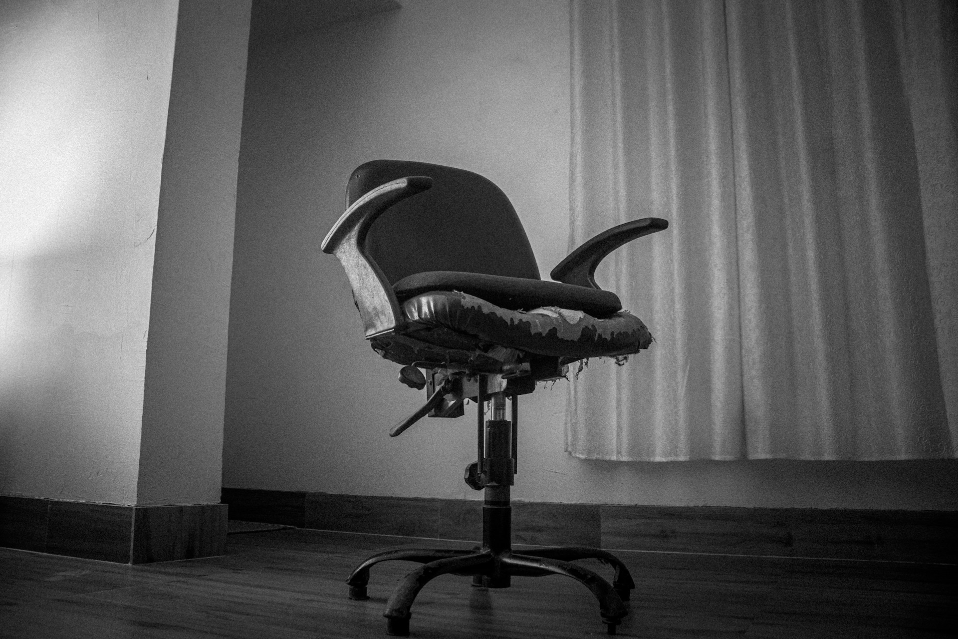 ripped office chair