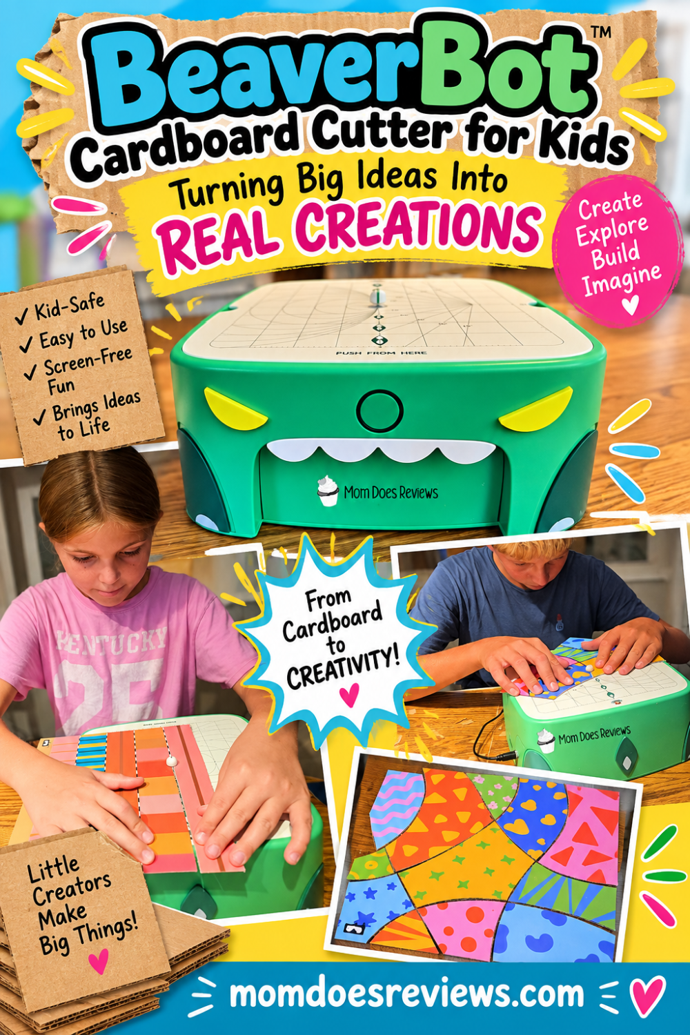 BeaverBot Cardboard Cutter for Kids