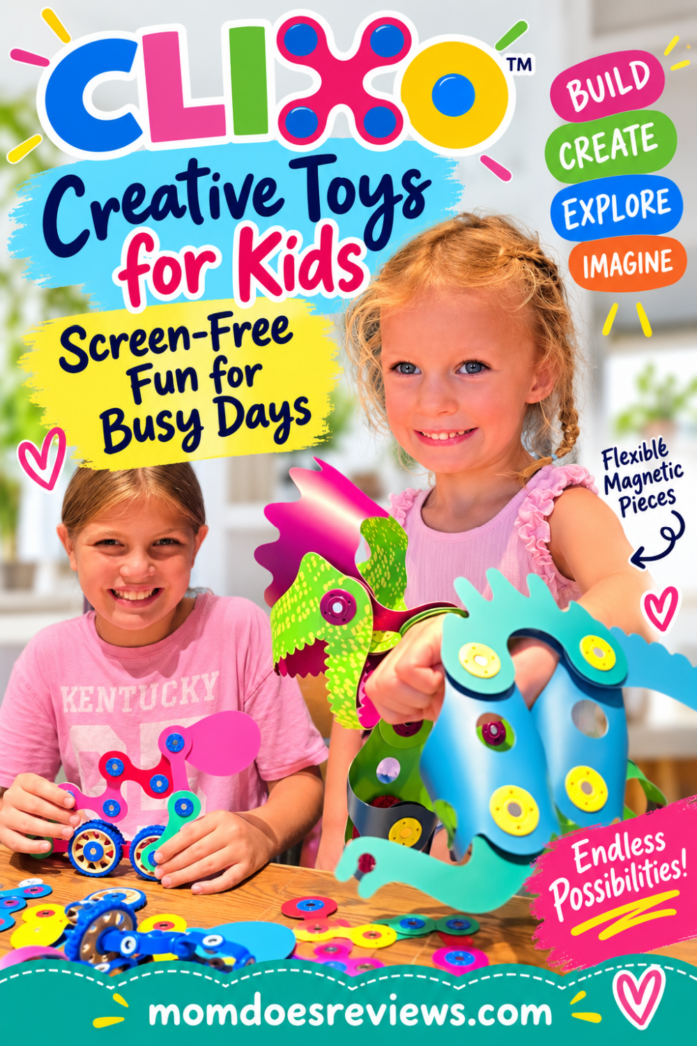 Clixo Creative Toys for Kids: Screen-Free Fun for Busy Days