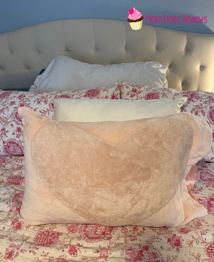 Eastern Accents pillows in a case on a bed