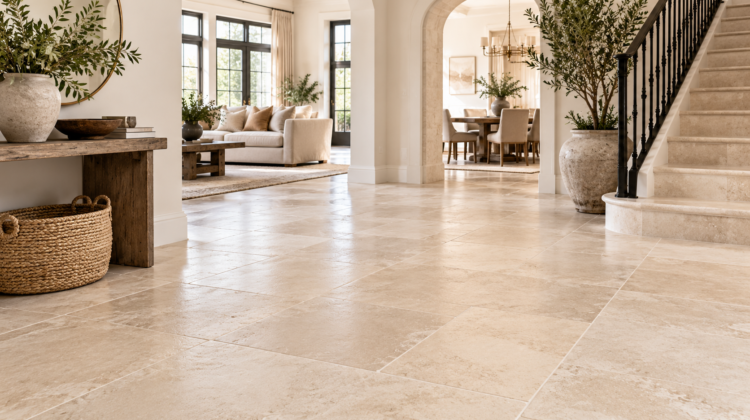 Honed Limestone Floor Tiles