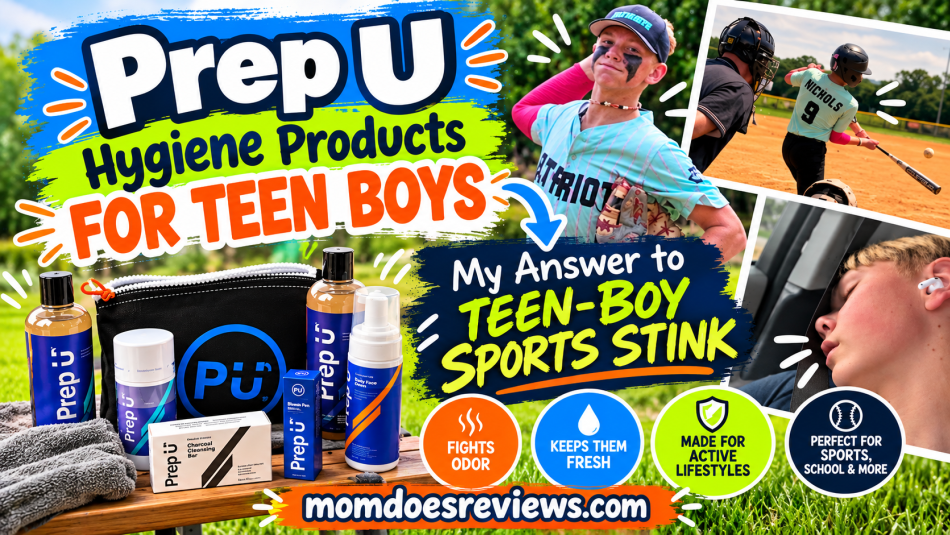 Prep U Hygiene Products for Teen Boys: My Answer to Teen-Boy Sports Stink