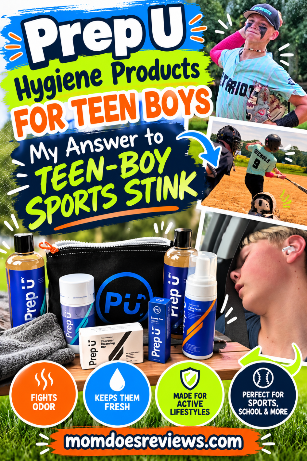 Prep U Hygiene Products for Teen Boys: My Answer to Teen-Boy Sports Stink