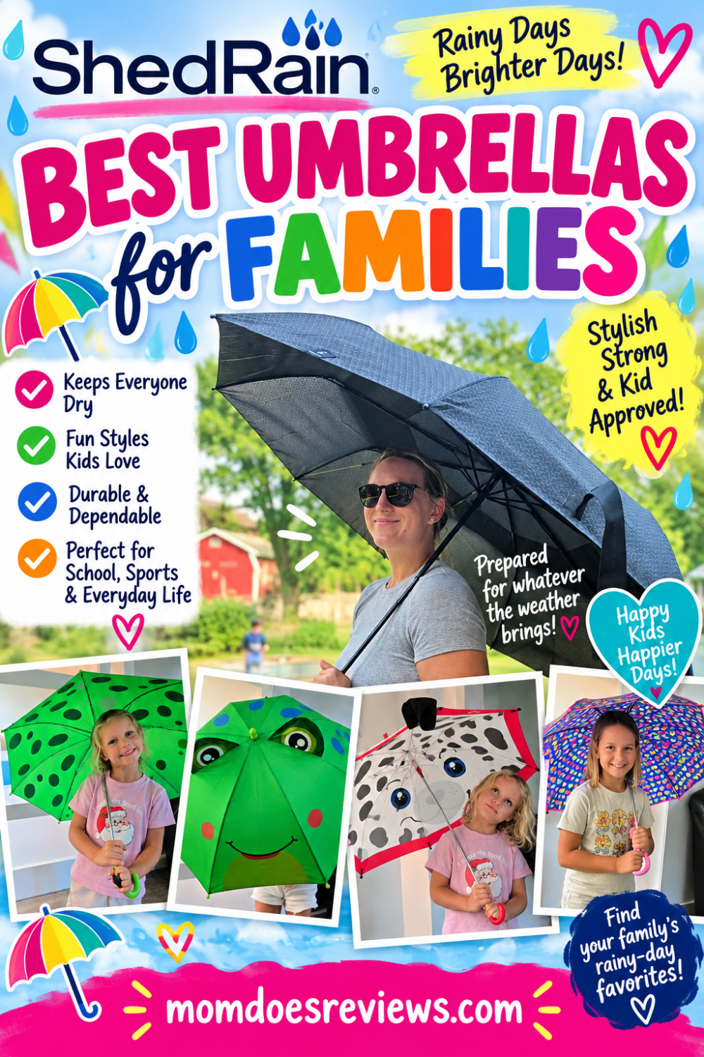 ShedRain: Best Umbrellas for Families