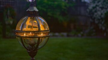 light on a pole