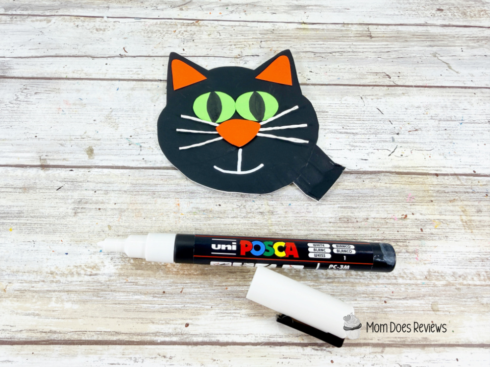 Paper Plate Black Cat craft