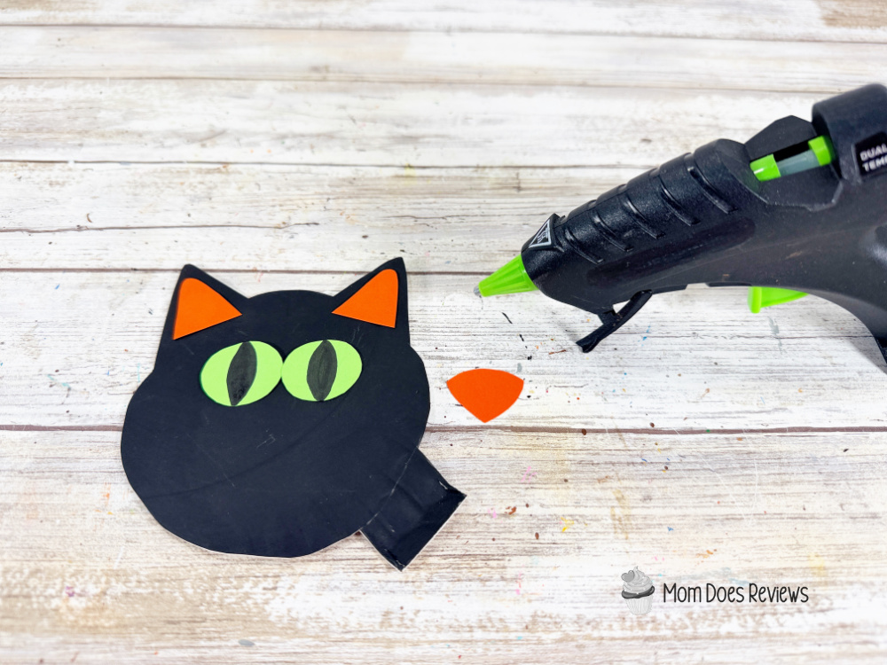 Paper Plate Black Cat craft