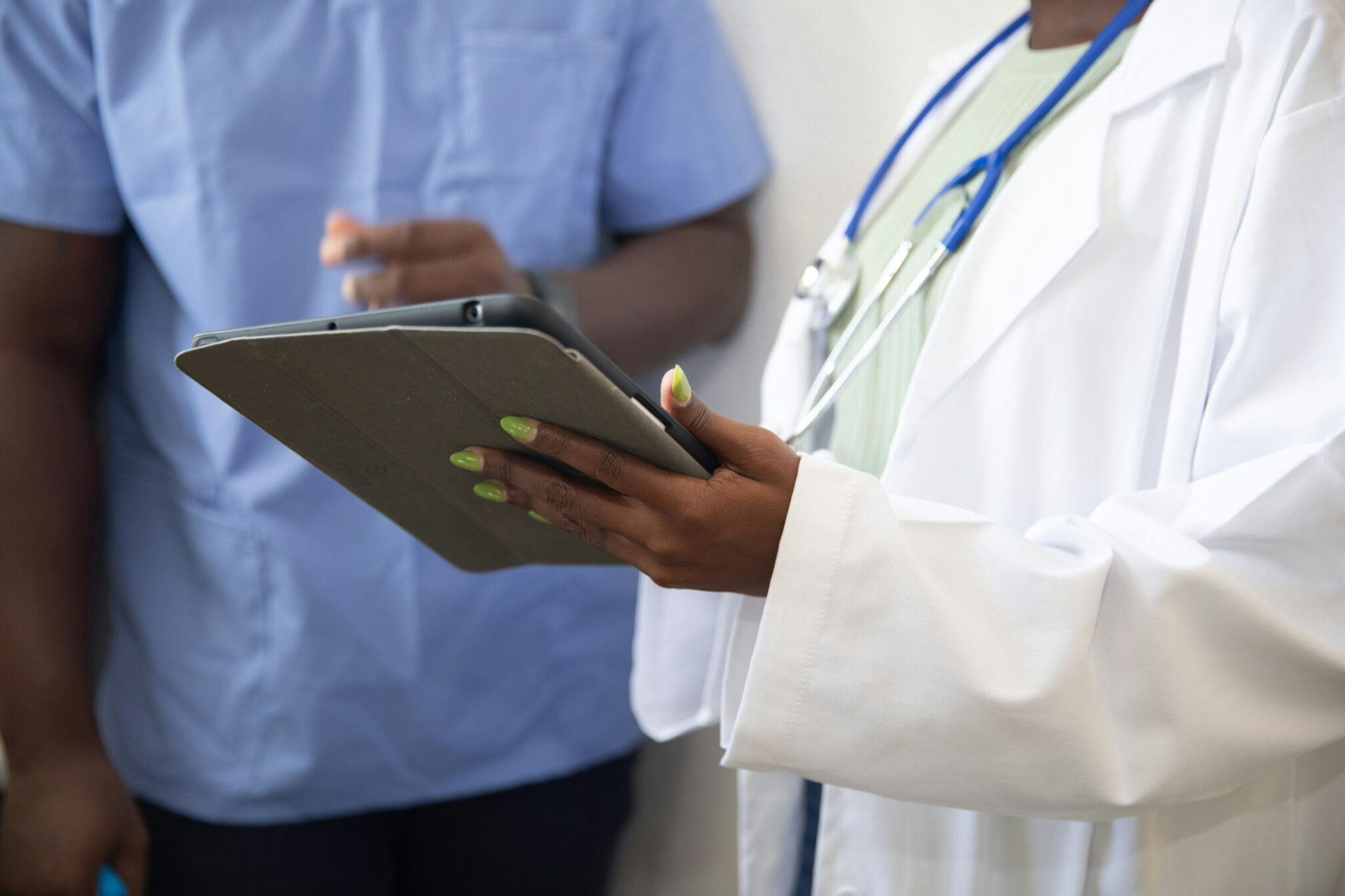 doctor holding clipboard