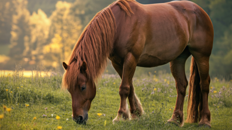 Horse Grazing