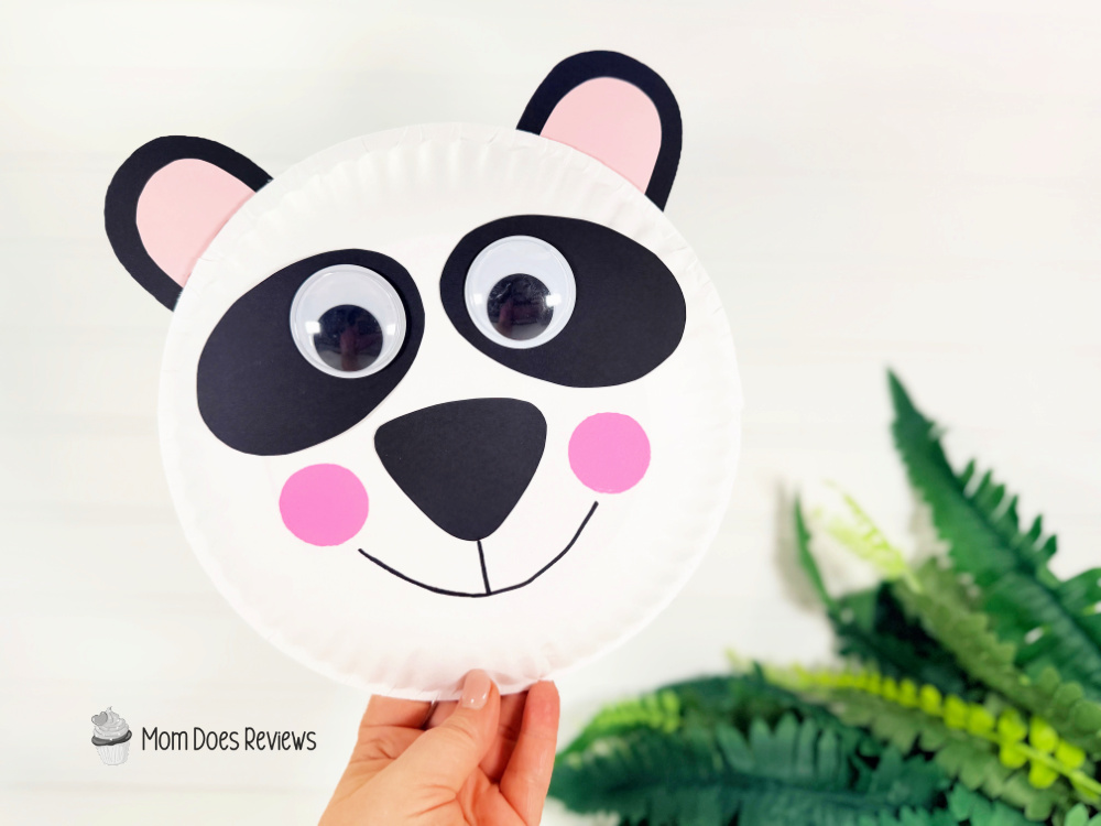 Paper Plate Panda Craft
