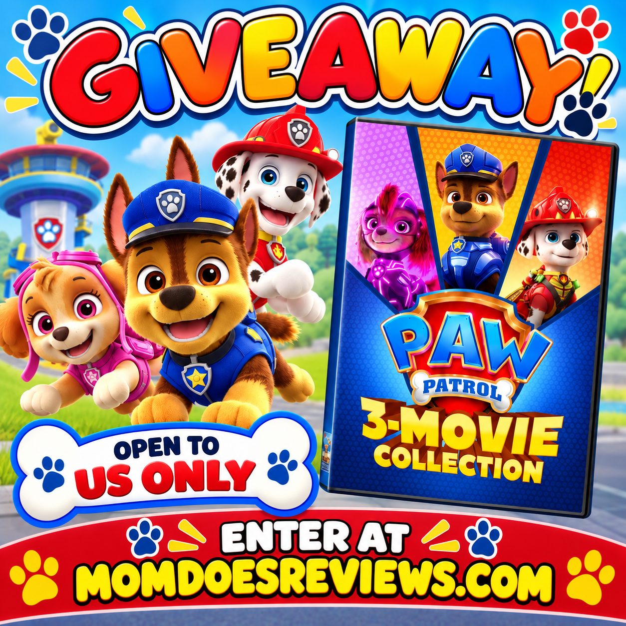 PAW patrol giveaway