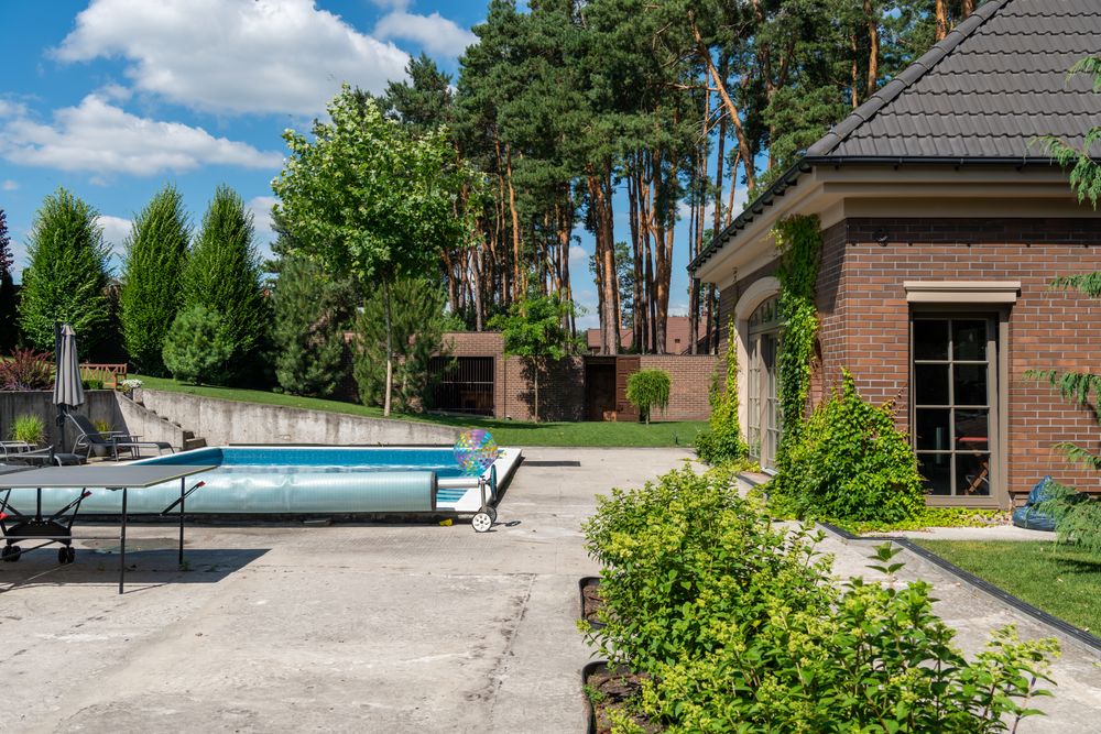 pool near house