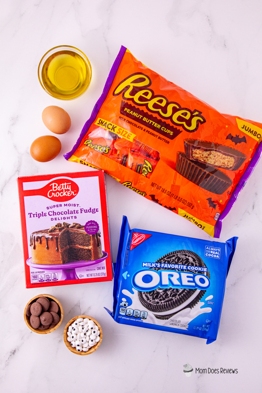 Reese's Oreo Bat Cookies