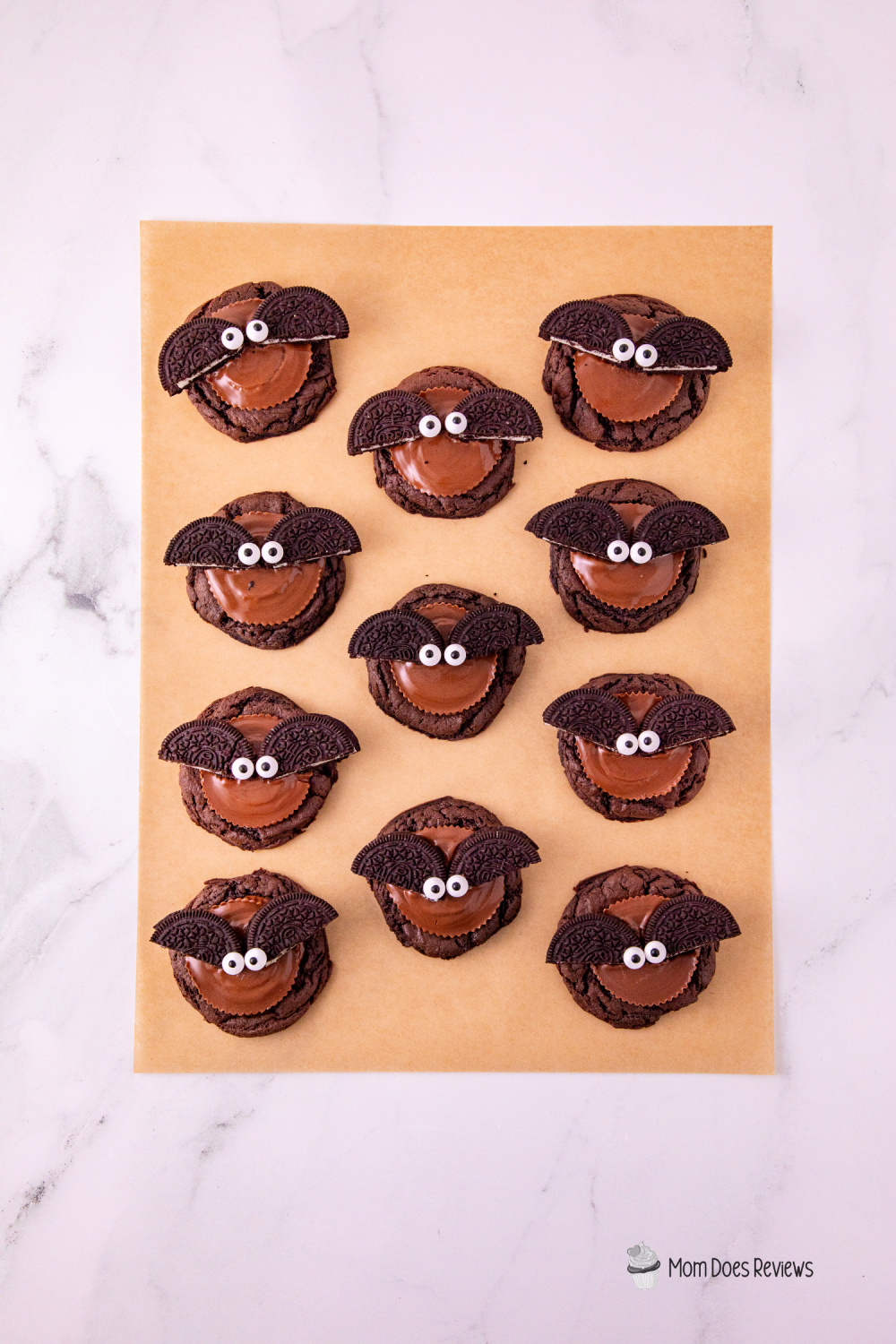 Reese's Oreo Bat Cookies