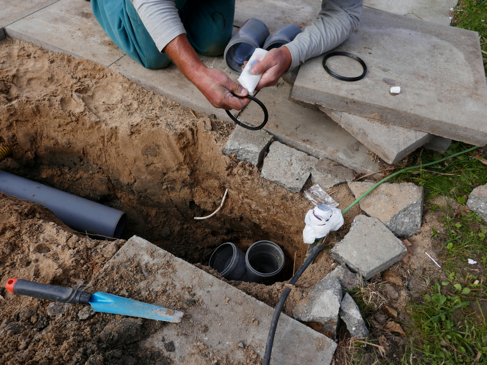 sewer line