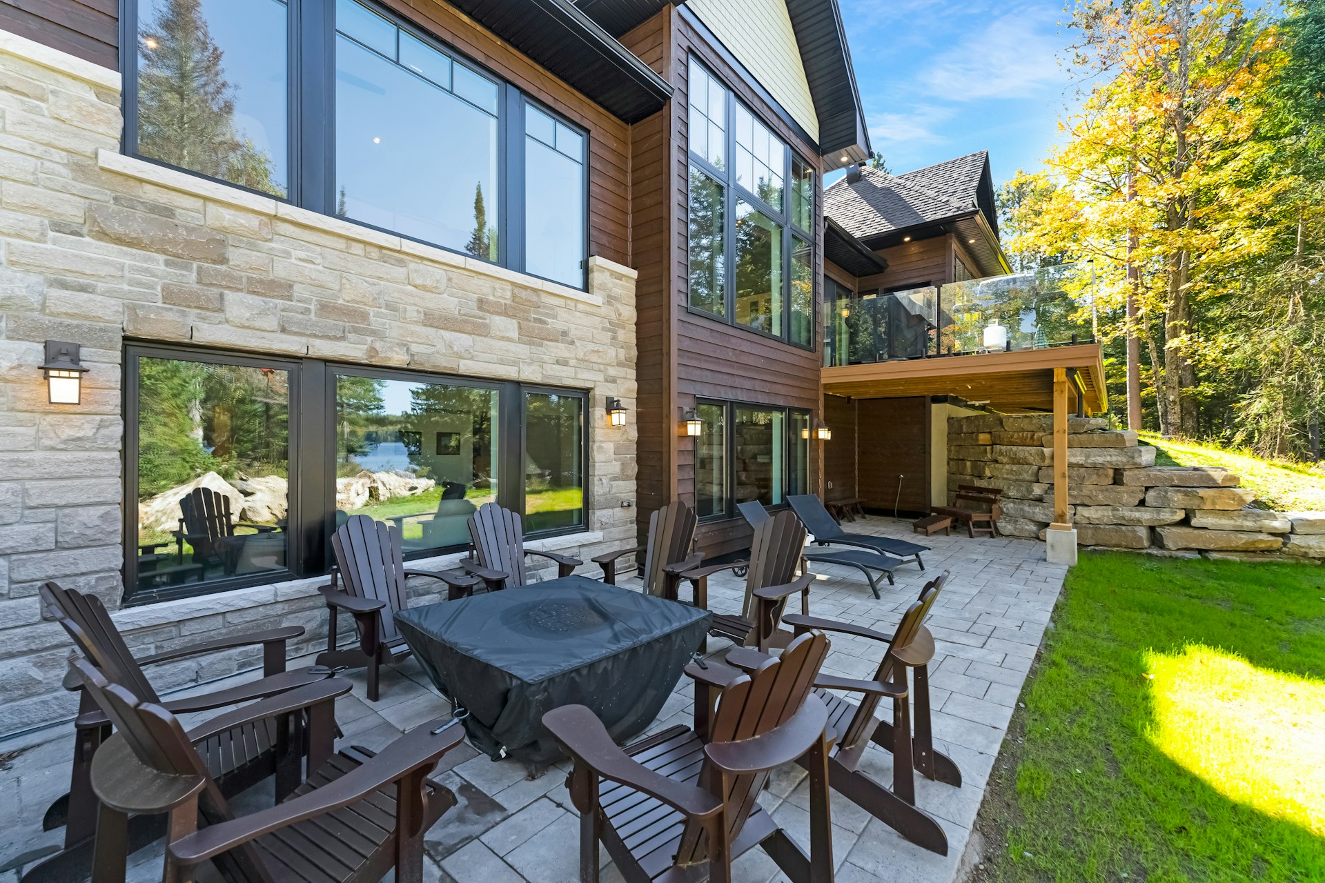 stone patio