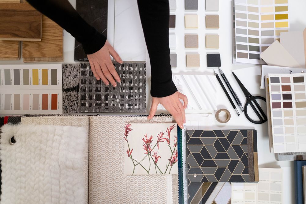 tile and wall samples