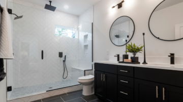 tiled bathroom