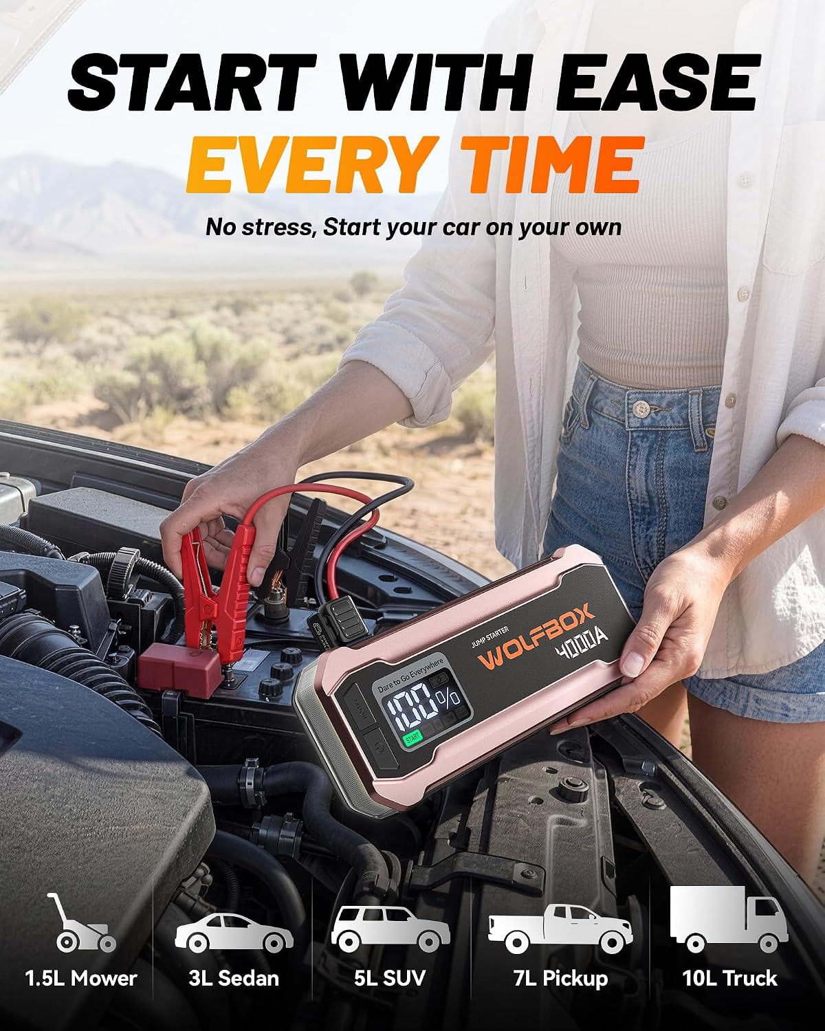 WOLFBOX jump starter