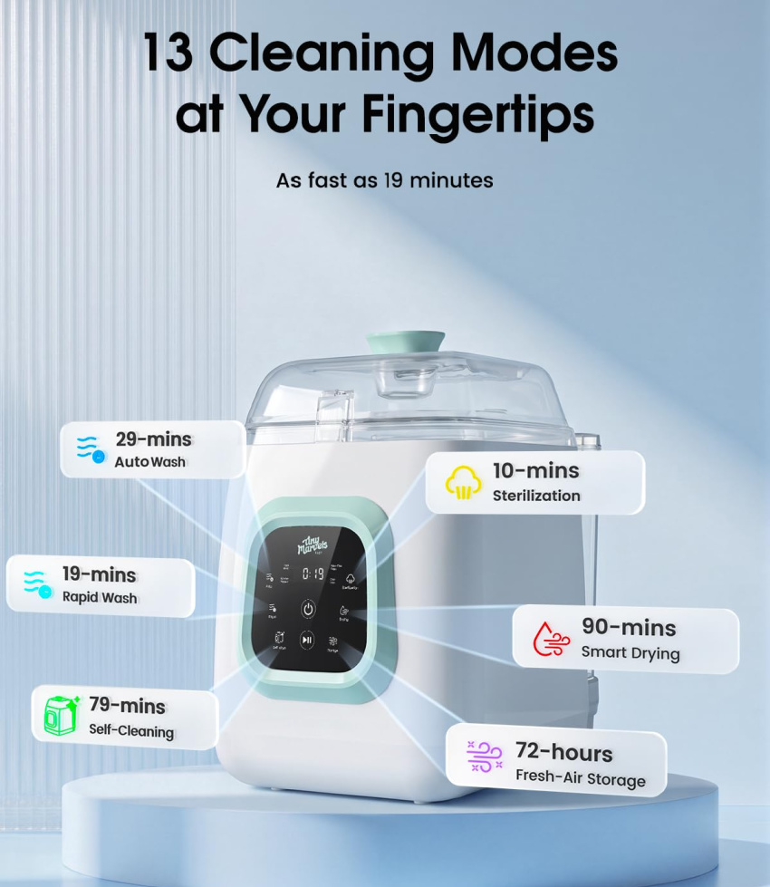 13 cleaning settings