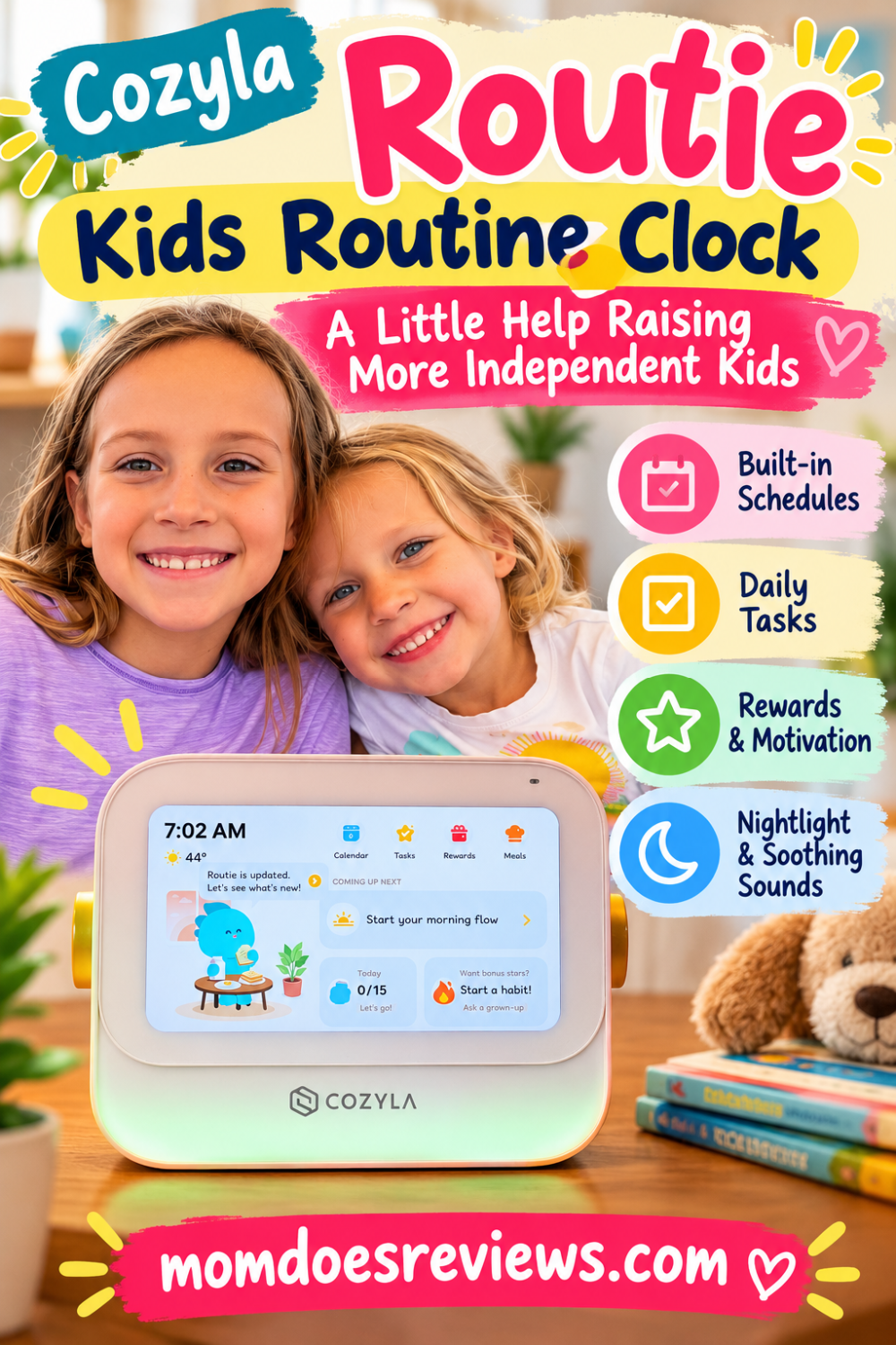 Cozyla Routie Kids Routine Clock