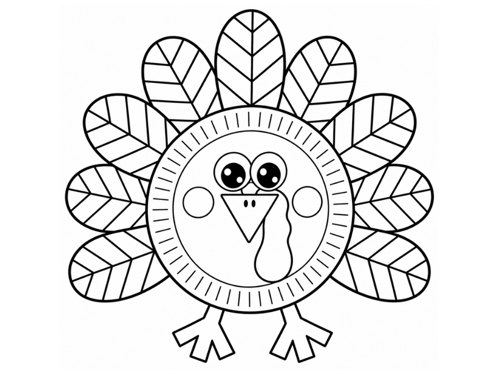 turkey coloring page