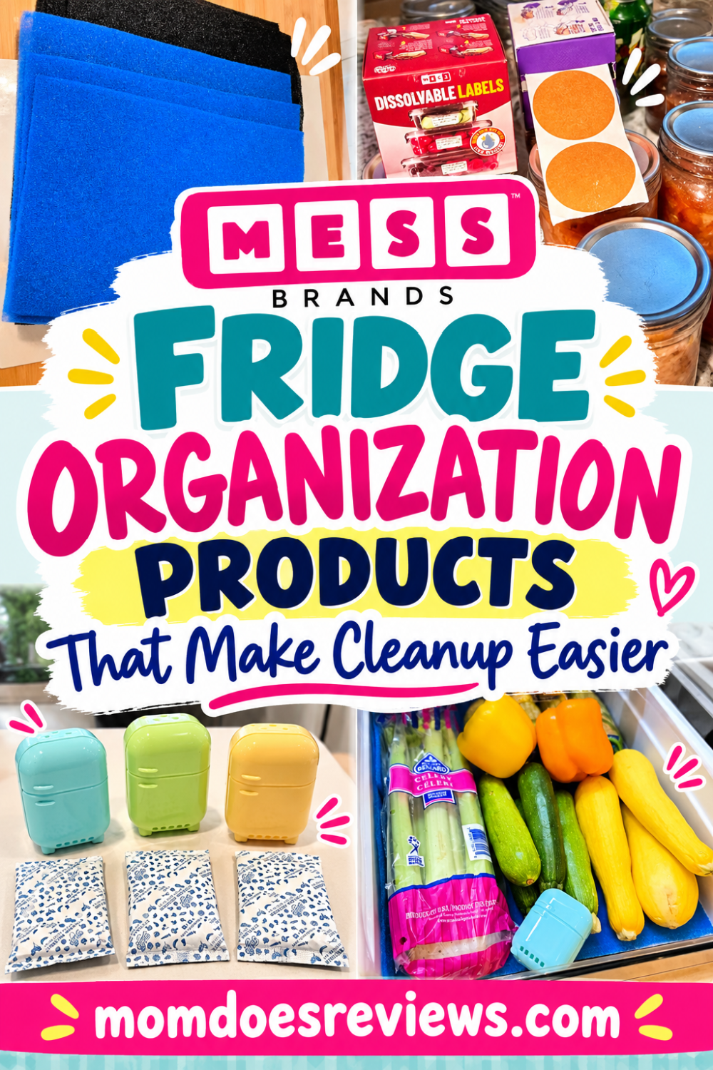 MESS Brands Fridge Organization