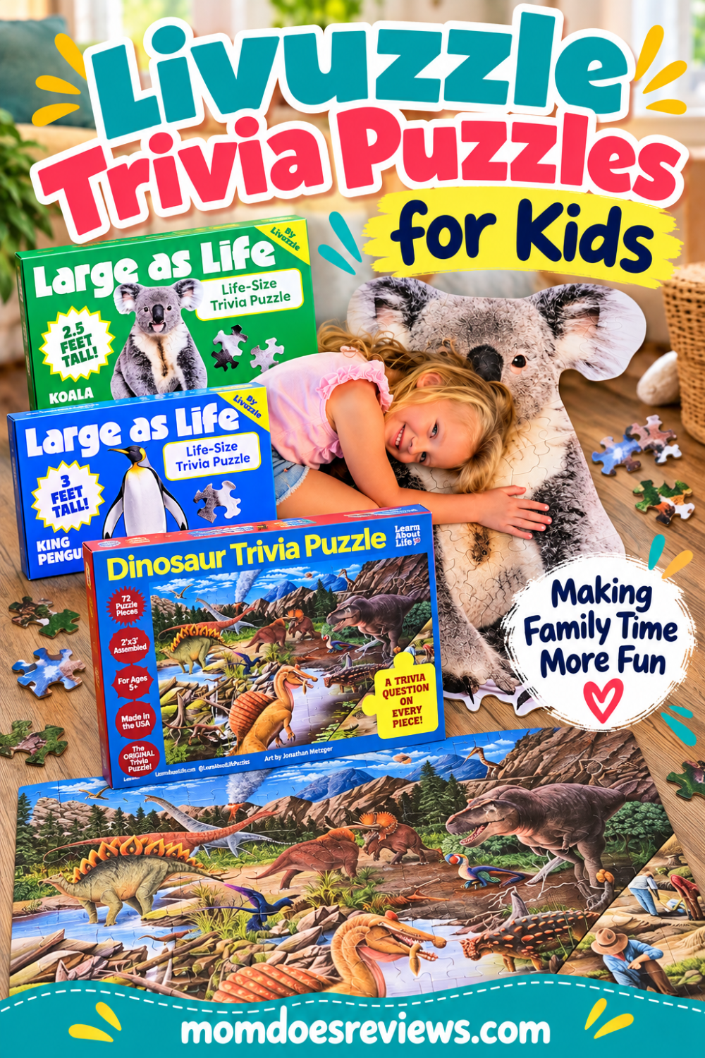 Livuzzle Trivia Puzzles for Kids: Making Family Time More Fun