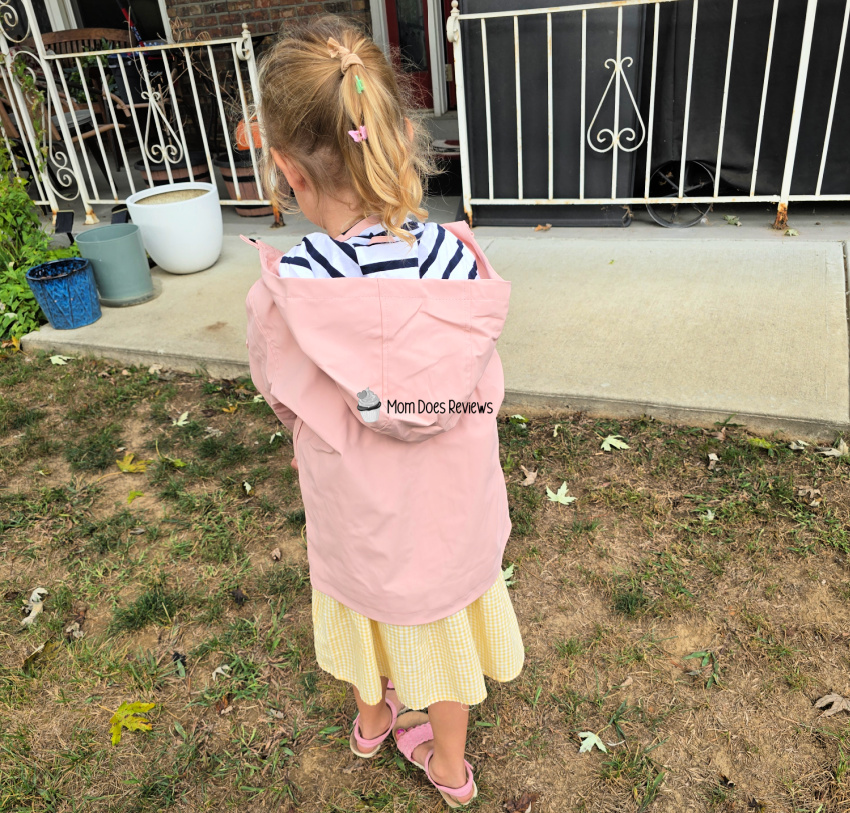 Raincoat pink for preschooler
