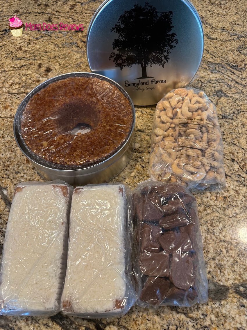 All Sunnyland Farms products on a counter