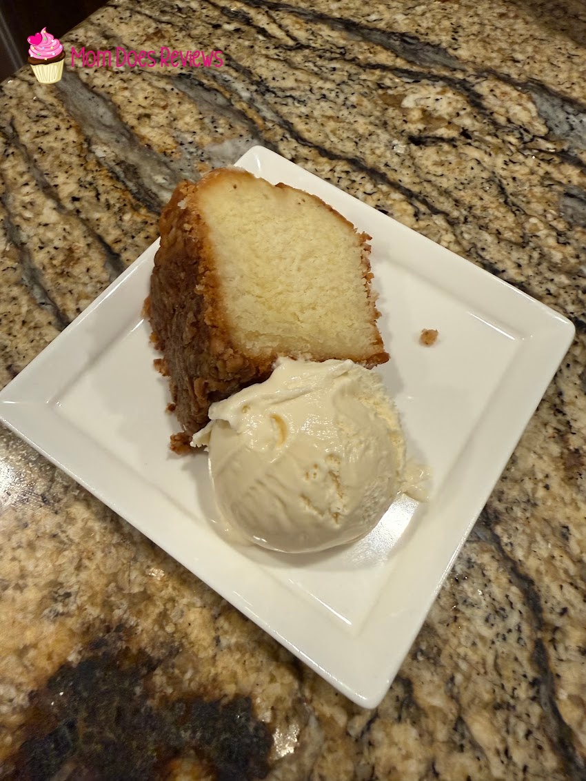 Sunnyland Farms Limoncello cake slice on a plate