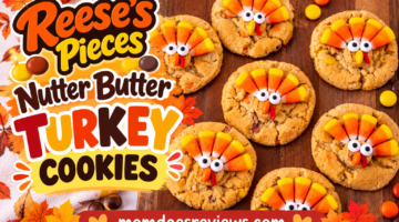 Reese's Pieces Nutter Butter Turkey Cookies