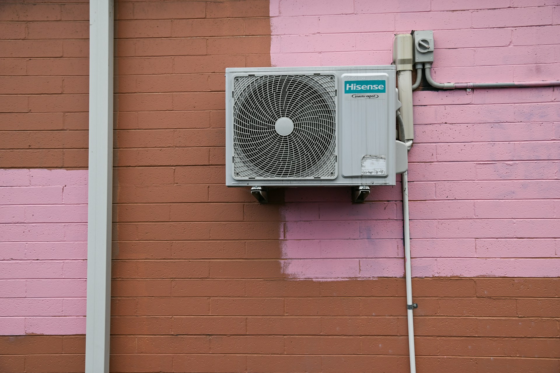 AC on side of building