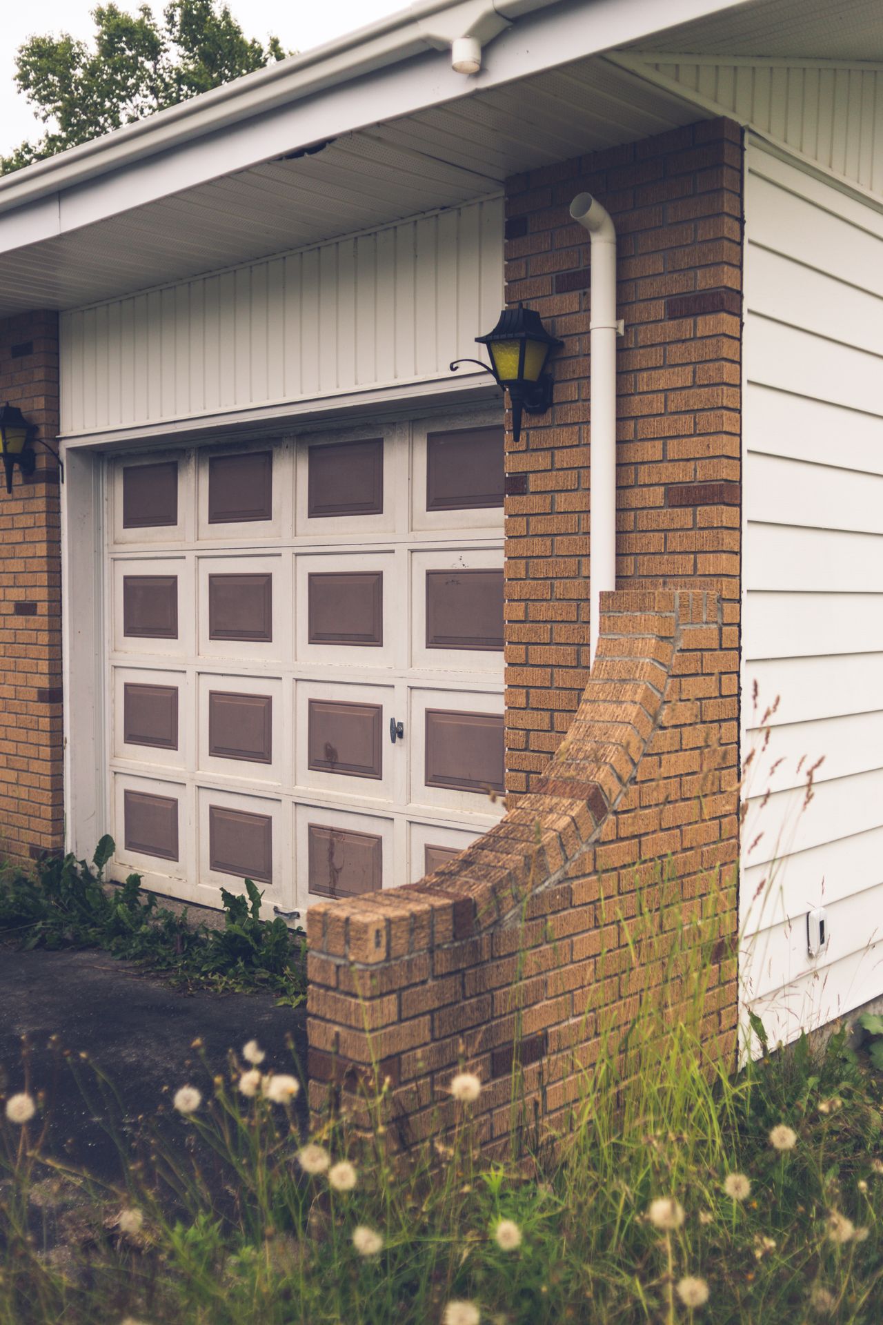 exterior of garage