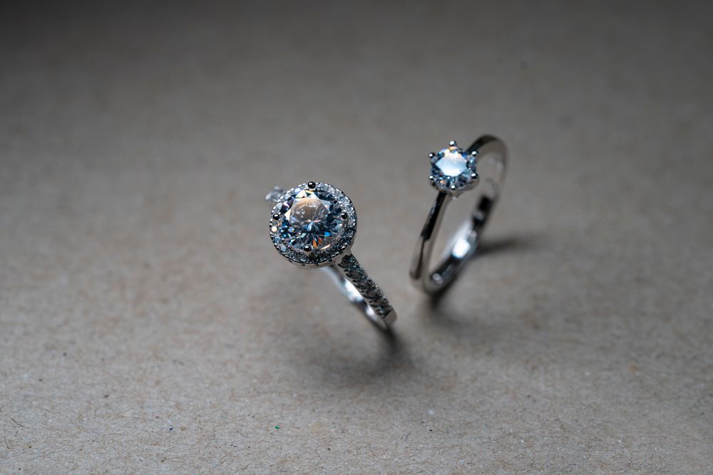 close up of rings