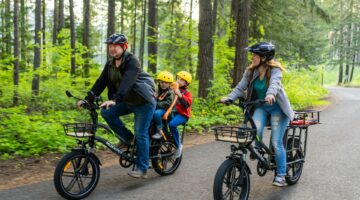 family bike ride