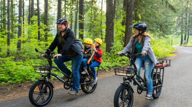 family bike ride