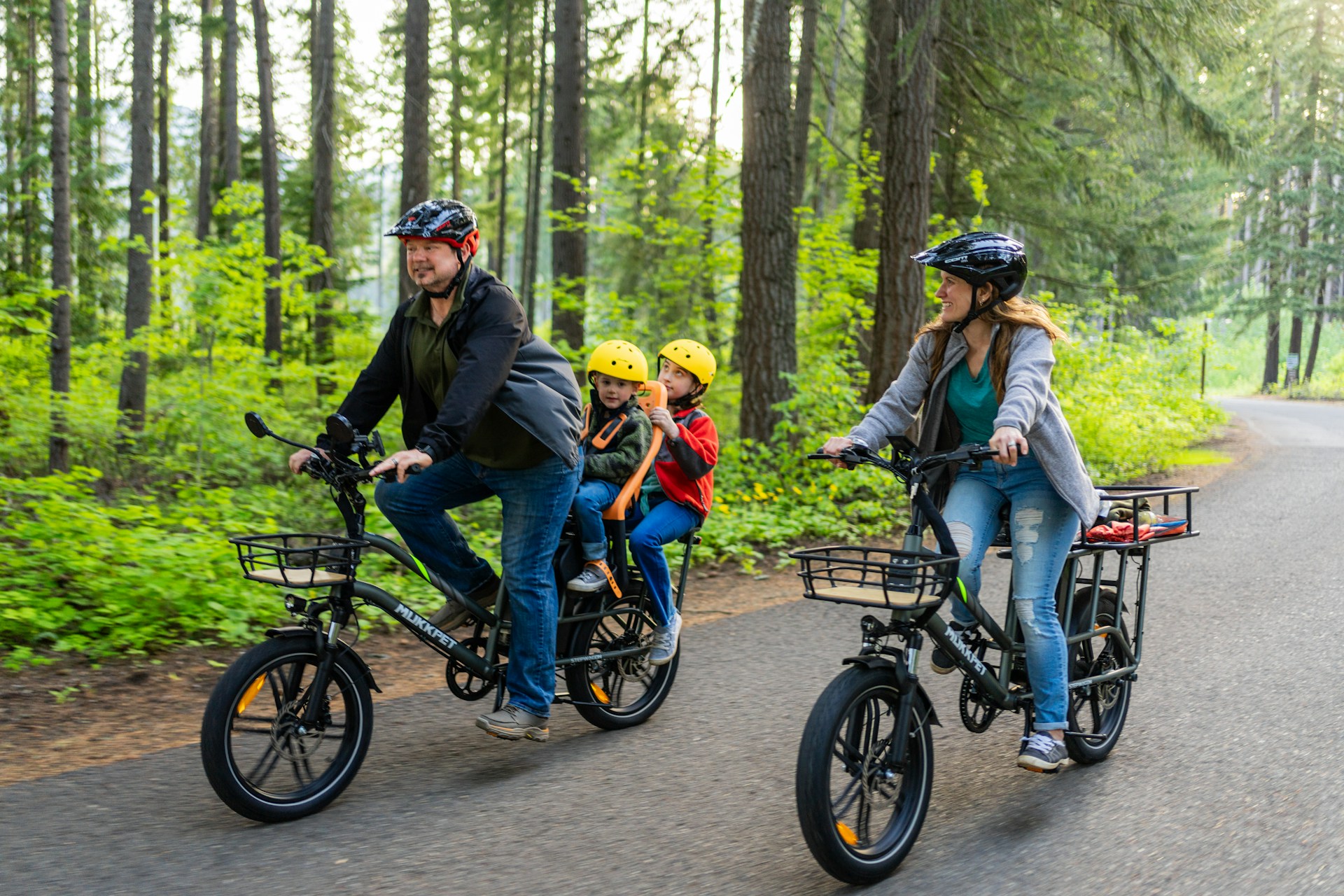 family bike ride