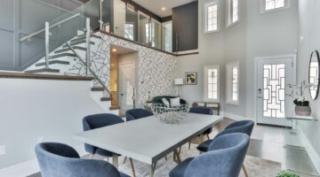 modern dining room