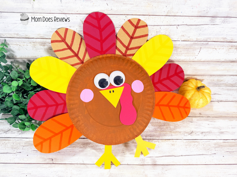 paper plate turkey craft