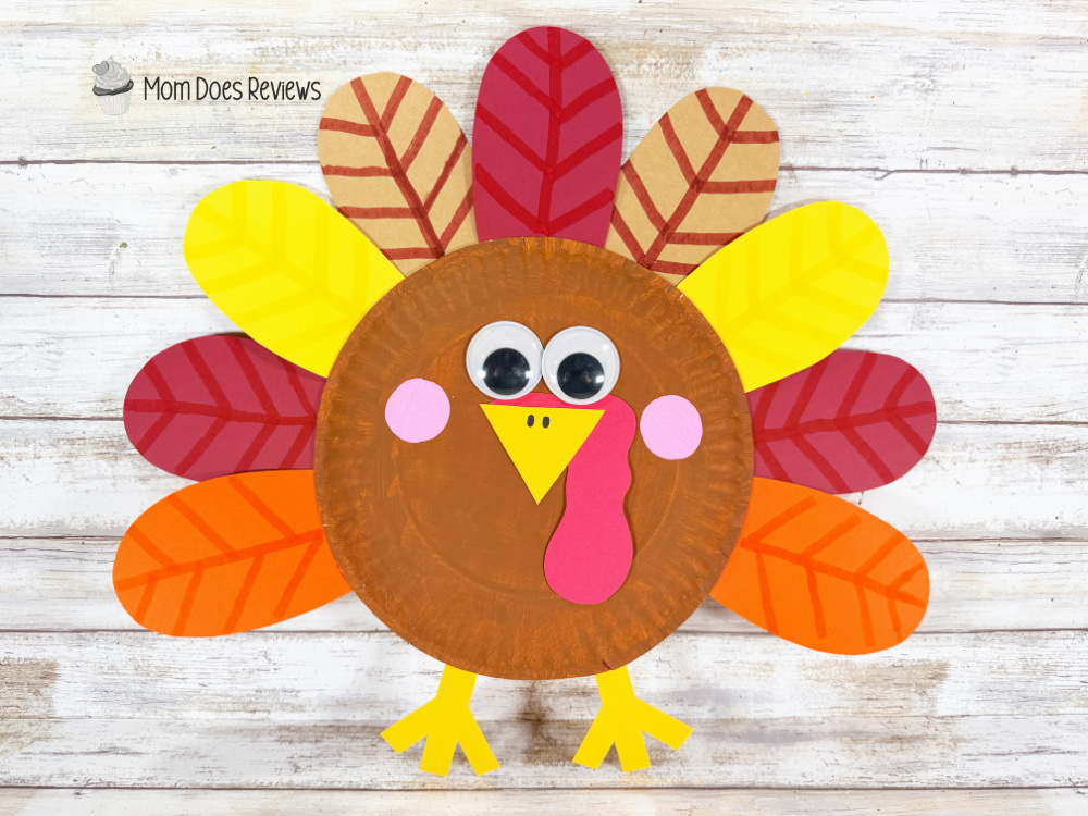 paper plate turkey craft