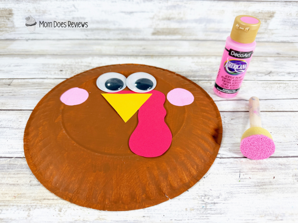 paper plate turkey craft for kids