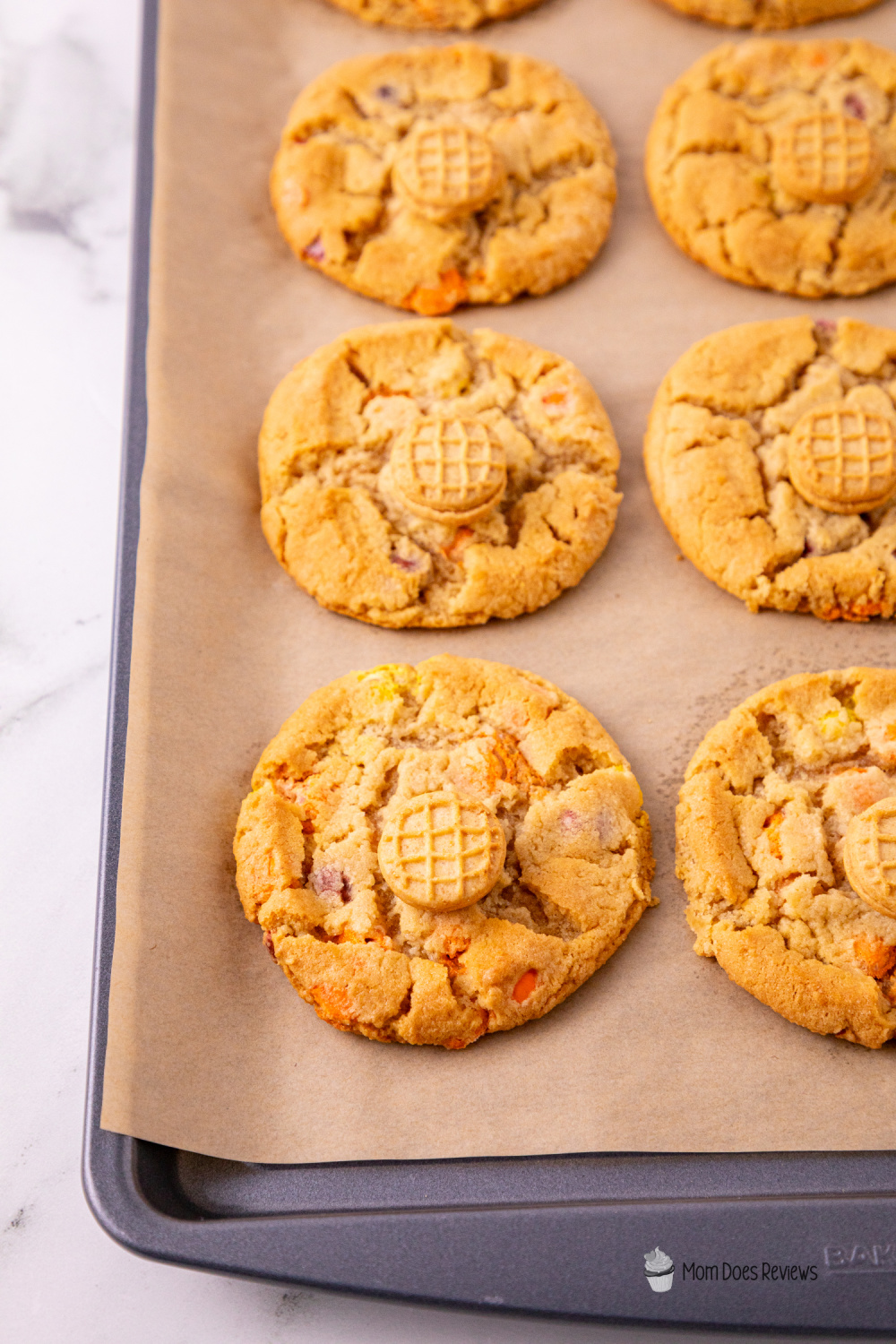 Reese's Pieces Nutter Butter Turkey Cookies