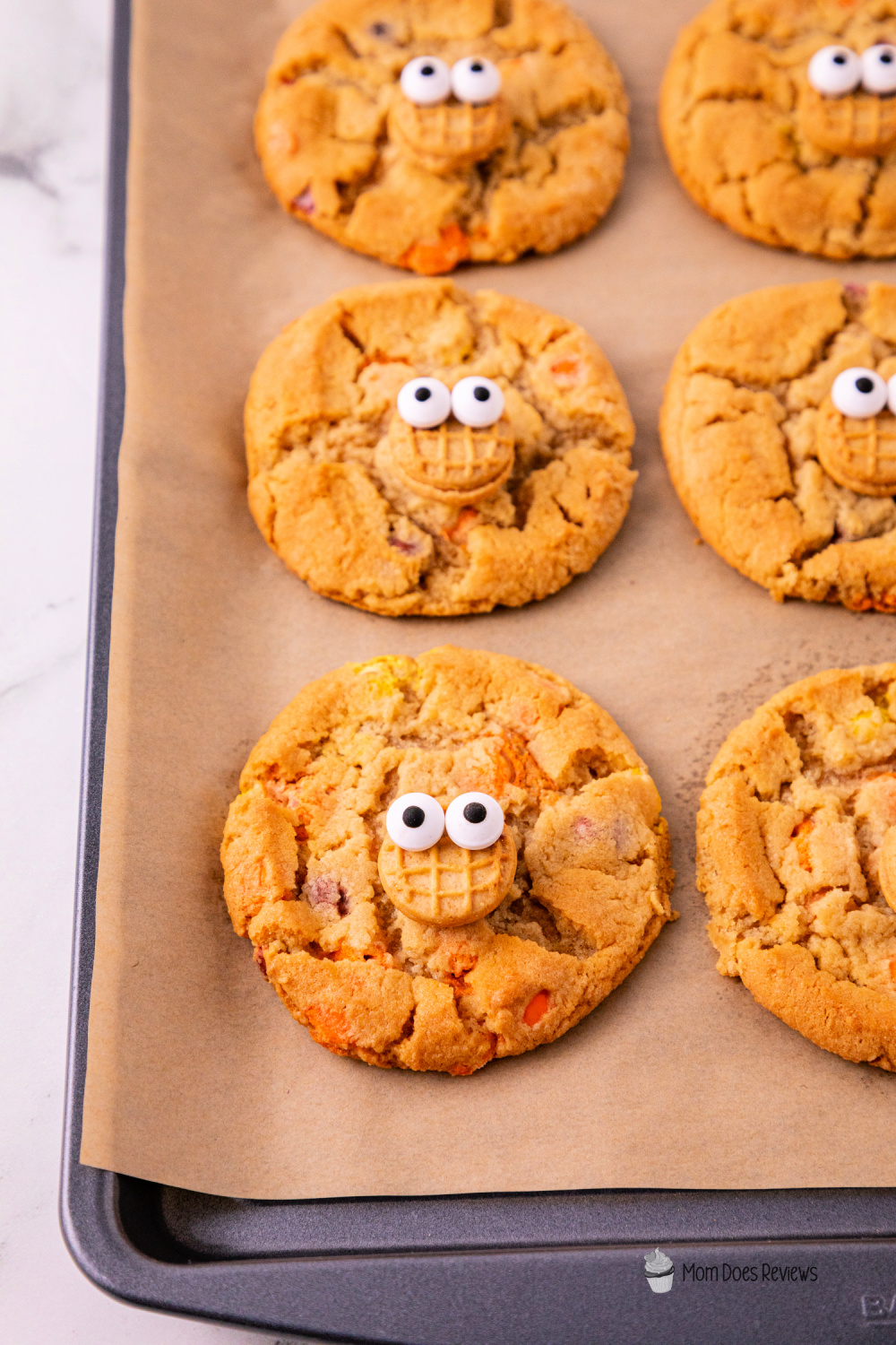 Reese's Pieces Nutter Butter Turkey Cookies